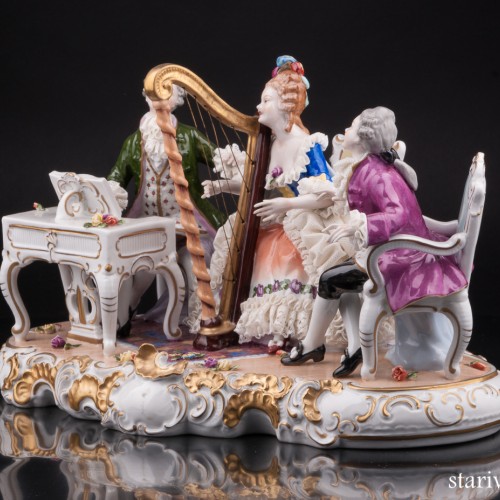 Трио с арфой и клавесином, Unterweissbach, Германия, 1958-76 гг