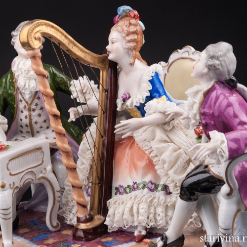 Трио с арфой и клавесином, Unterweissbach, Германия, 1958-76 гг