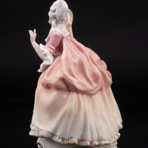 Девушка с попугаем, Karl Ens, Германия, 1920-30 гг