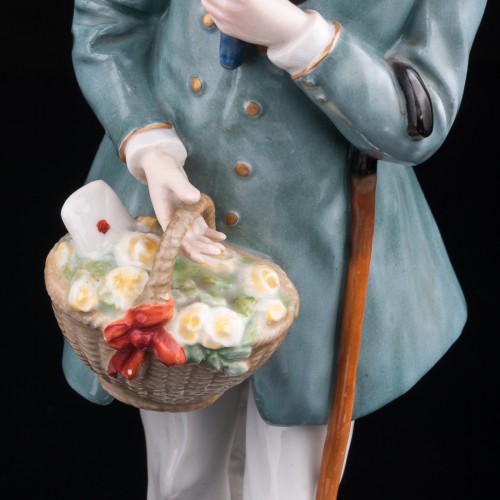 Романтическая пара с письмами и цветами, Karl Ens, Германия, 1930-40 гг