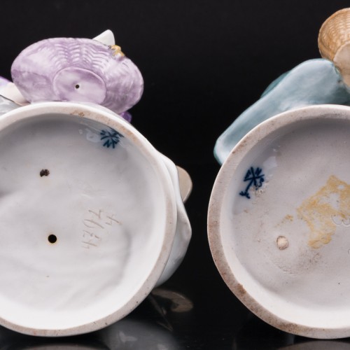 Романтическая пара с письмами и цветами, Karl Ens, Германия, 1930-40 гг