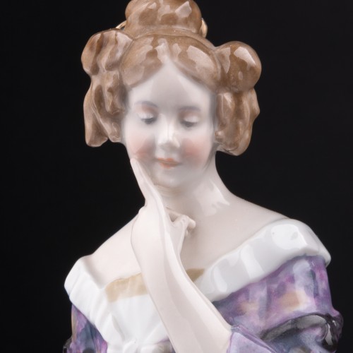 Романтическая пара с письмами и цветами, Karl Ens, Германия, 1930-40 гг