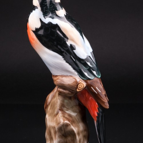 Пестрый дятел, Herend, Венгрия, нач. 20 в