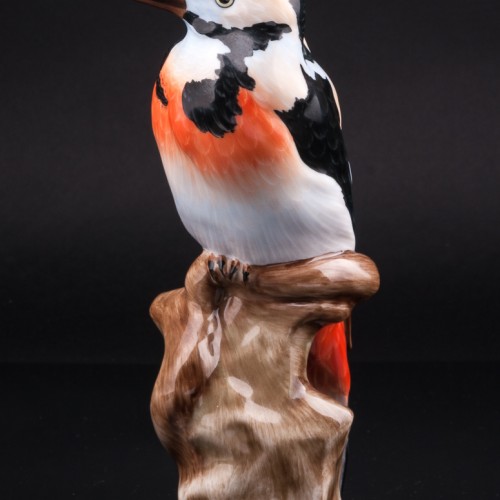 Пестрый дятел, Herend, Венгрия, нач. 20 в