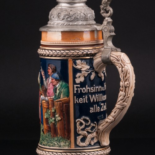 Сельская сцена, кружка 1/2 л, Marzi & Remy, Германия, 1900 гг