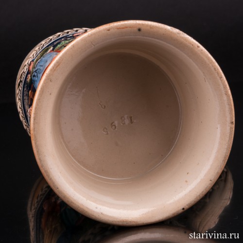 Сельская сцена, кружка 1/2 л, Marzi & Remy, Германия, 1900 гг