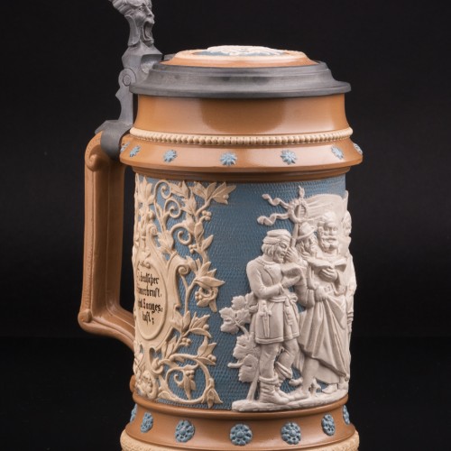 Певцы, кружка 1л, Villeroy & Boch, Германия, 1901 г