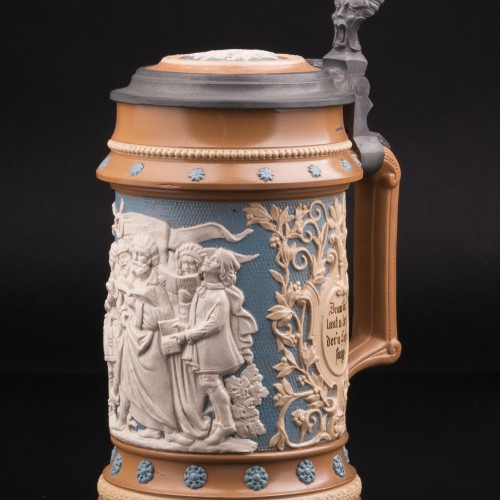 Певцы, кружка 1л, Villeroy & Boch, Германия, 1901 г
