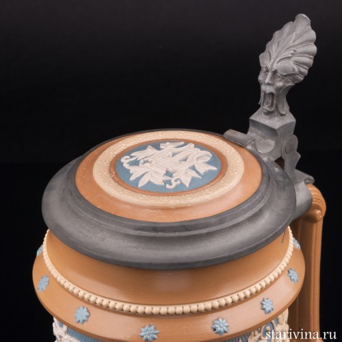 Певцы, кружка 1л, Villeroy & Boch, Германия, 1901 г