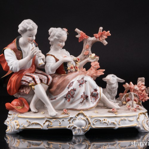 Пара на природе, Unterweissbach, Германия, 1960 гг