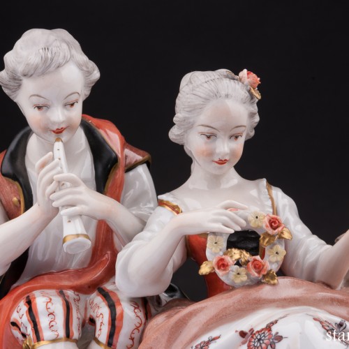 Пара на природе, Unterweissbach, Германия, 1960 гг