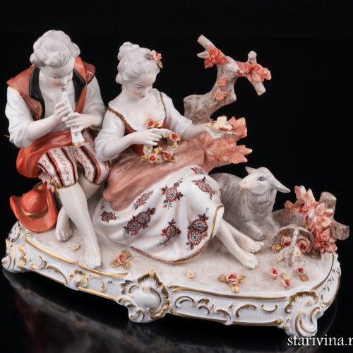 Пара на природе, Unterweissbach, Германия, 1960 гг