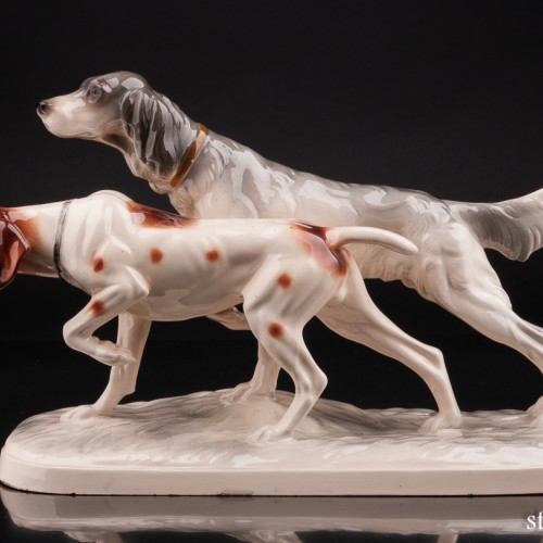 Две охотничьих собаки, Hertwig & Co, Германия, 1941-58 гг