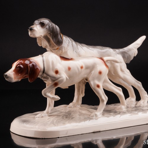 Две охотничьих собаки, Hertwig & Co, Германия, 1941-58 гг