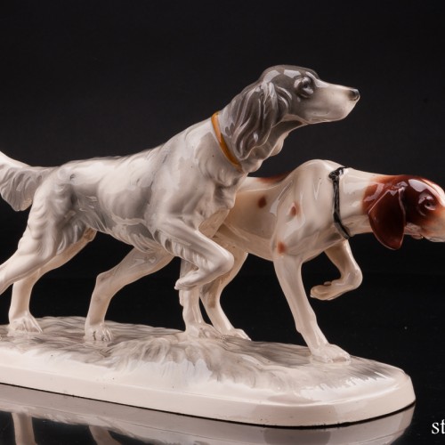 Две охотничьих собаки, Hertwig & Co, Германия, 1941-58 гг