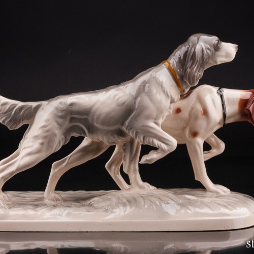 Две охотничьих собаки, Hertwig & Co, Германия, 1941-58 гг