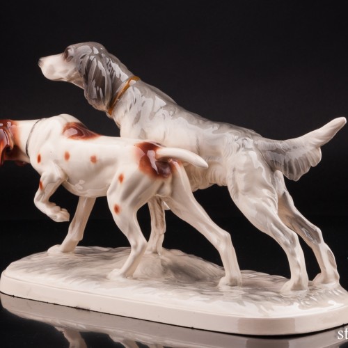 Две охотничьих собаки, Hertwig & Co, Германия, 1941-58 гг