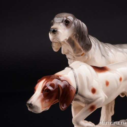 Две охотничьих собаки, Hertwig & Co, Германия, 1941-58 гг