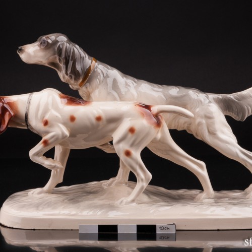 Две охотничьих собаки, Hertwig & Co, Германия, 1941-58 гг