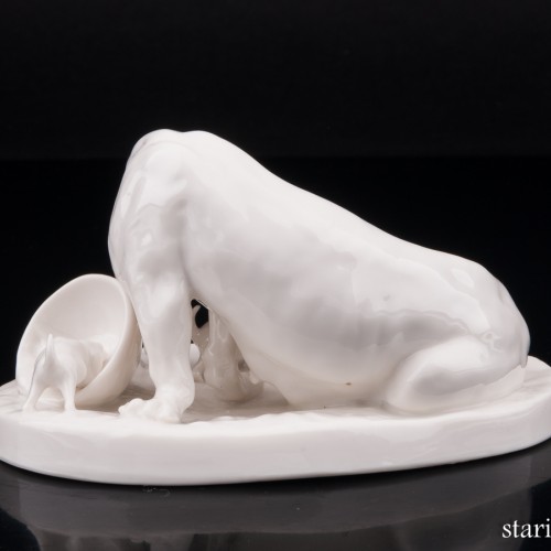 Такса со щенками, Nymphenburg, Германия, кон. 19 - нач. 20 вв