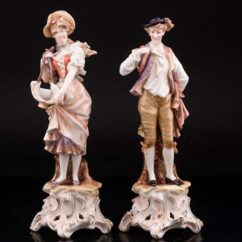 Пара с корзинами, Von Schierholz, Германия, кон. 19 в