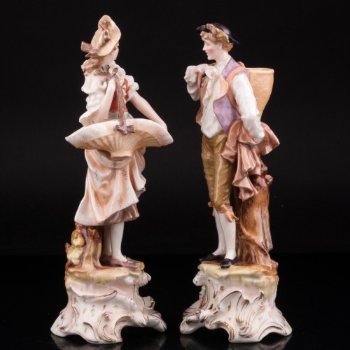 Пара с корзинами, Von Schierholz, Германия, кон. 19 в