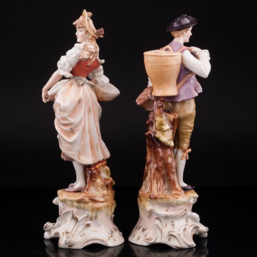 Пара с корзинами, Von Schierholz, Германия, кон. 19 в