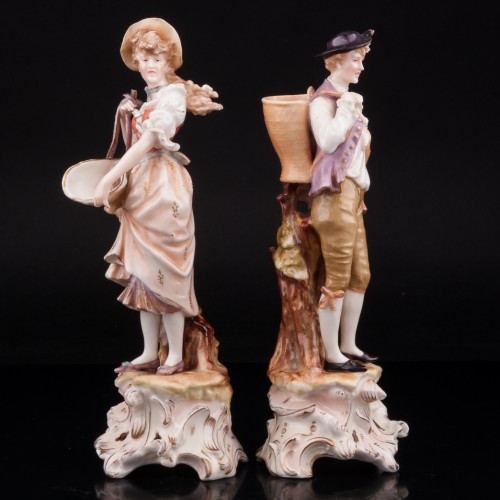 Пара с корзинами, Von Schierholz, Германия, кон. 19 в