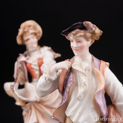 Пара с корзинами, Von Schierholz, Германия, кон. 19 в