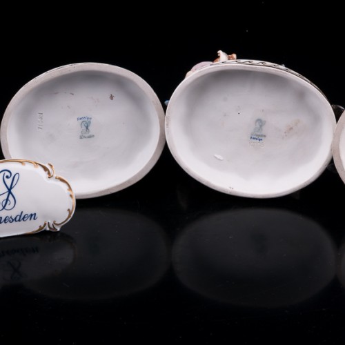 Времена года, 4 статуэтки, Carl Thieme, Германия, вт. пол. 20 в