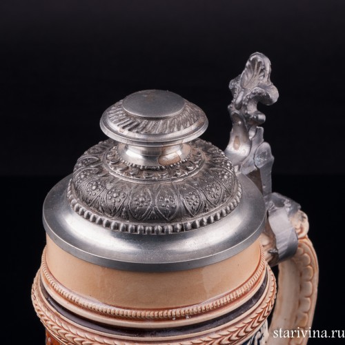 Кружка После концерта, 1/2 л, J. W. Remy, Германия, пер. пол. 20 в