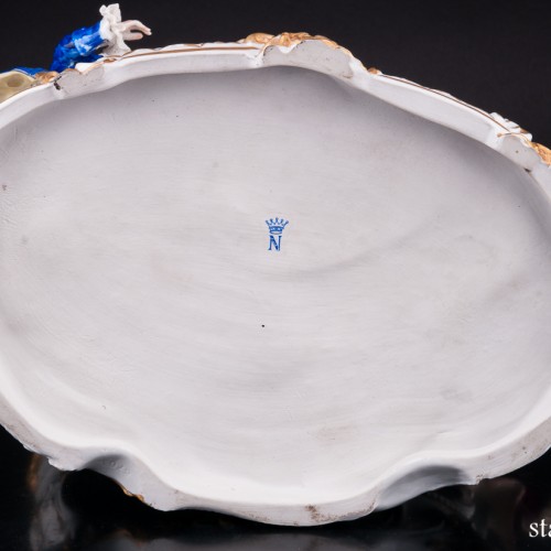 Сценка у портшеза, кружевная, Дрезден, Германия, 1960 гг