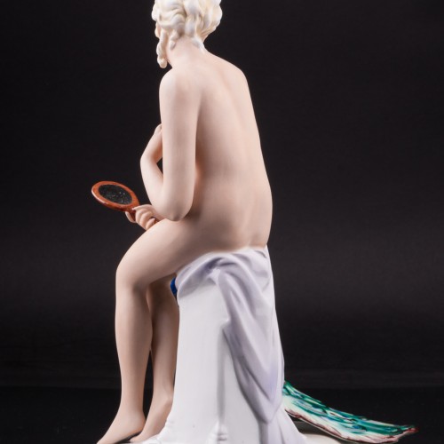 Обнаженная с павлином, Fasold & Stauch, Германия, пер. пол. 20 в