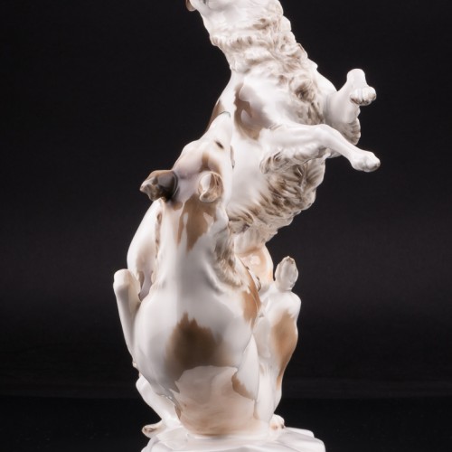 Играющие борзые, Hutschenreuther, Германия, 1925-39 гг