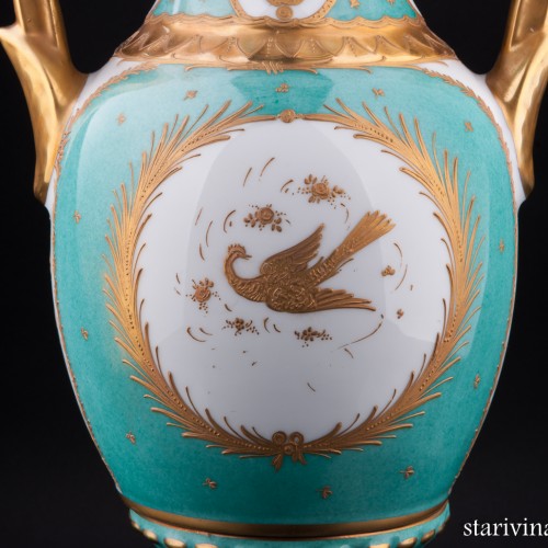 Высокая ваза с крышкой, Франция, пер. пол. 20 в