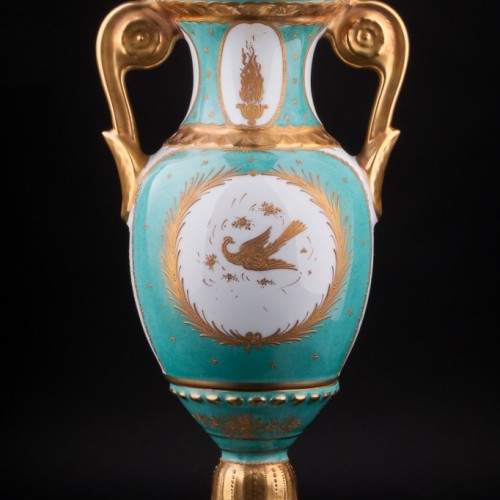 Высокая ваза с крышкой, Франция, пер. пол. 20 в