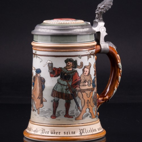 Пивная кружка, 1/2 л, Villeroy & Boch, Германия, 1896 г