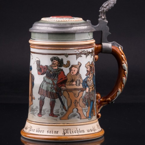 Пивная кружка, 1/2 л, Villeroy & Boch, Германия, 1896 г