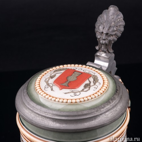 Пивная кружка, 1/2 л, Villeroy & Boch, Германия, 1896 г