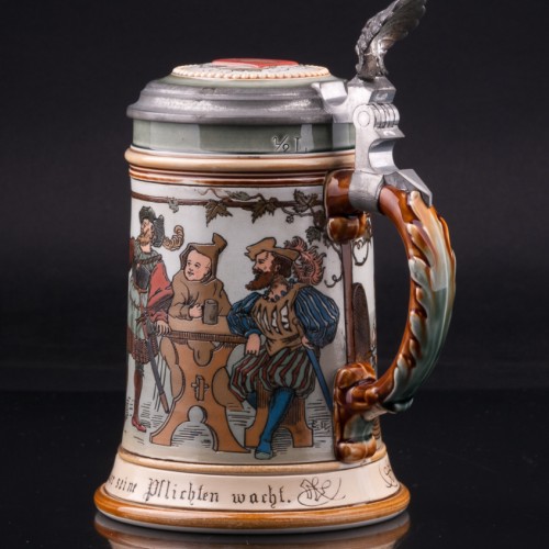 Пивная кружка, 1/2 л, Villeroy & Boch, Германия, 1896 г