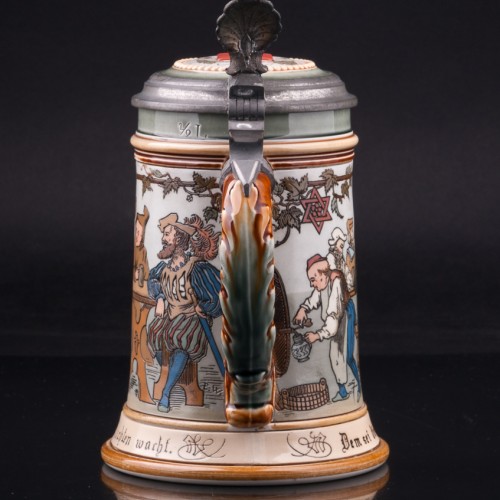 Пивная кружка, 1/2 л, Villeroy & Boch, Германия, 1896 г