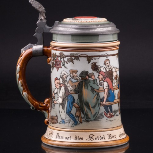 Пивная кружка, 1/2 л, Villeroy & Boch, Германия, 1896 г