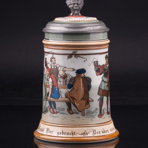 Пивная кружка, 1/2 л, Villeroy & Boch, Германия, 1896 г