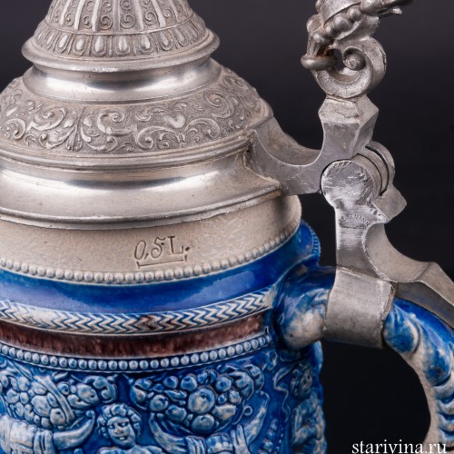 Пивная кружка, 0,5 л, Simon Peter Gerz, Германия, нач. 20 в