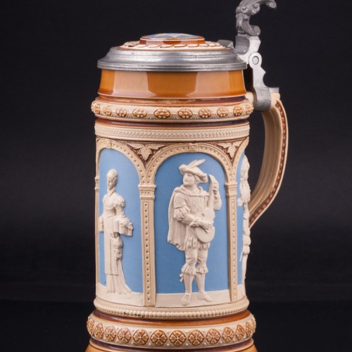 Пивная кружка, 1 л, Villeroy & Boch, Германия, 1889 г