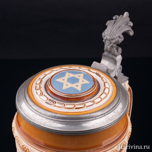 Пивная кружка, 1 л, Villeroy & Boch, Германия, 1889 г