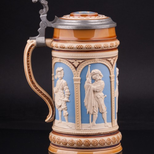 Пивная кружка, 1 л, Villeroy & Boch, Германия, 1889 г