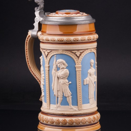 Пивная кружка, 1 л, Villeroy & Boch, Германия, 1889 г