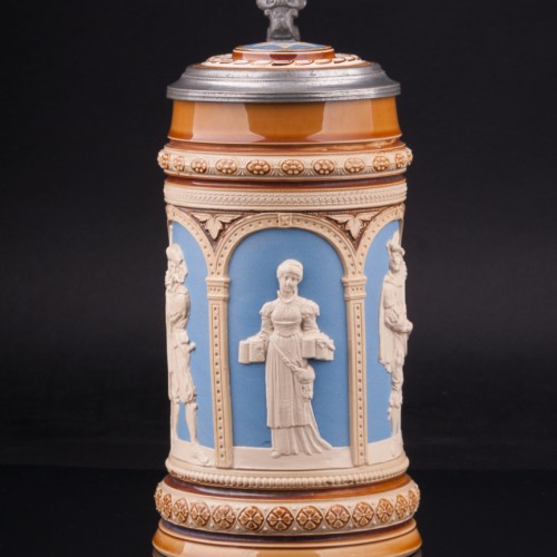 Пивная кружка, 1 л, Villeroy & Boch, Германия, 1889 г