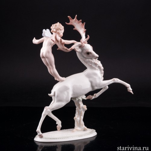 Фея на олене, Hutschenreuther, Германия, 1945-49 гг